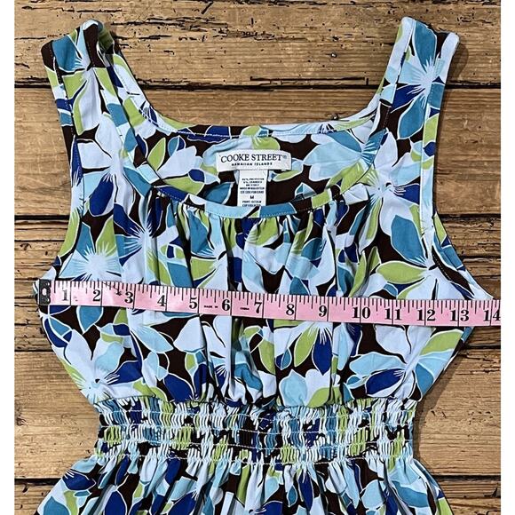 Cooke Street Women's Size M Multi Color Floral Print Sleeveless Dress NWOT - Picture 3 of 6